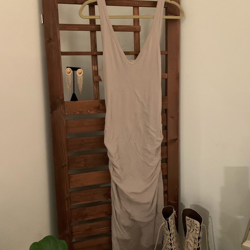 James Perse Grey Dress Midi